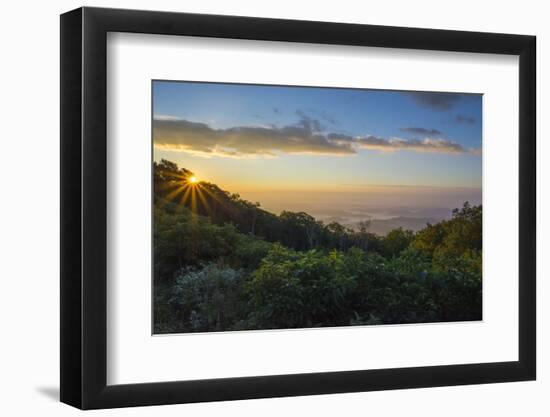 Sunrise over the Blue Ridge Mountains, North Carolina, United States of America, North America-Jon Reaves-Framed Photographic Print