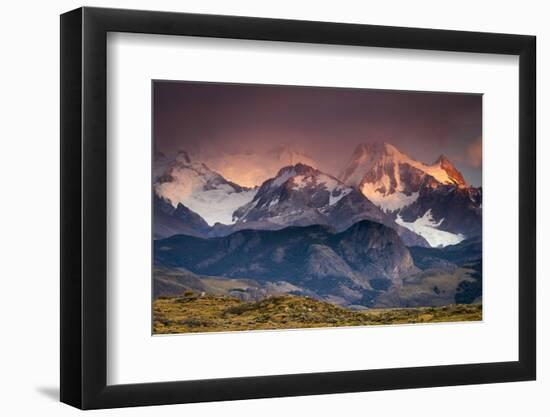 Sunrise over the Peaks Near Mount Fitz Roy in Los Glacieres National Park, Argentina-Jay Goodrich-Framed Photographic Print