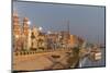 Sunrise over the River Nile at the village of Esna, Egypt.-Tom Norring-Mounted Photographic Print