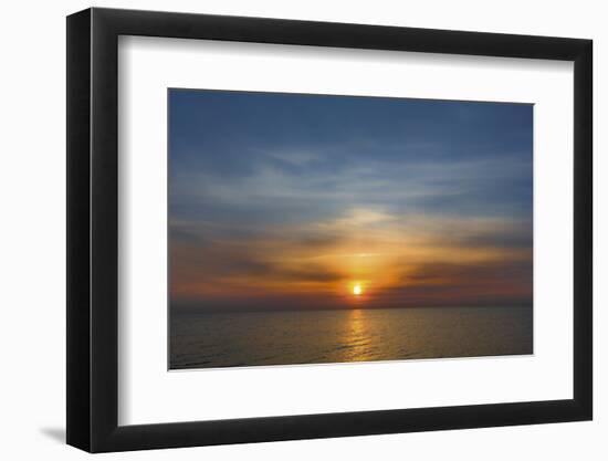 Sunrise over the sea, 2016 (photo)-European School-Framed Photographic Print