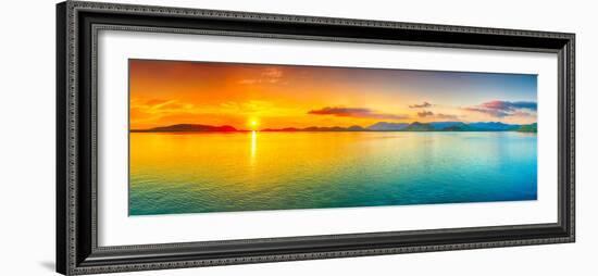 Sunrise Over The Sea. Panorama-GoodOlga-Framed Photographic Print