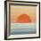 Sunrise over the Sea-Tammy Kushnir-Framed Giclee Print