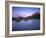 Sunrise over the St Mary River and Singleshot Mtn. in Glacier National Park, Montana, USA-Chuck Haney-Framed Photographic Print