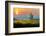 Sunrise over the vineyards of Tuscany. Tuscany, Italy.-Tom Norring-Framed Photographic Print