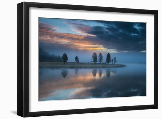 Sunrise Over The Yellowstone River In The Hayden Valley, Yellowstone National Park-Bryan Jolley-Framed Photographic Print