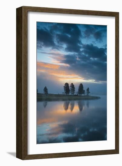 Sunrise Over The Yellowstone River In The Hayden Valley, Yellowstone National Park-Bryan Jolley-Framed Photographic Print