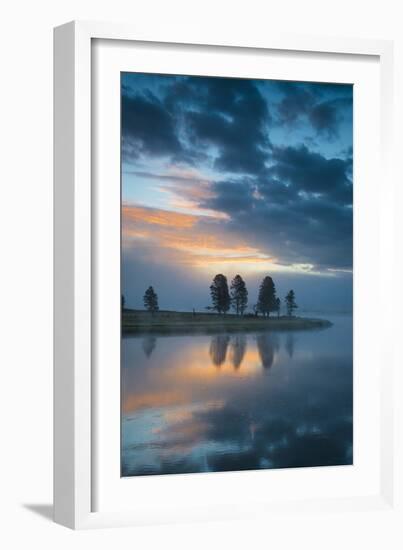 Sunrise Over The Yellowstone River In The Hayden Valley, Yellowstone National Park-Bryan Jolley-Framed Photographic Print