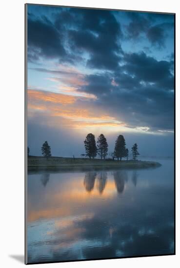 Sunrise Over The Yellowstone River In The Hayden Valley, Yellowstone National Park-Bryan Jolley-Mounted Photographic Print