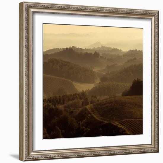 Sunrise over Tuscany II-Shelley Lake-Framed Photographic Print