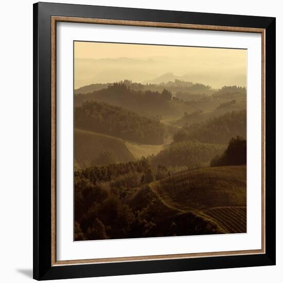 Sunrise over Tuscany II-Shelley Lake-Framed Photographic Print