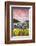 Sunrise over Vineyards, Bacharach, Rhineland-Palatinate, Germany-Matteo Colombo-Framed Photographic Print