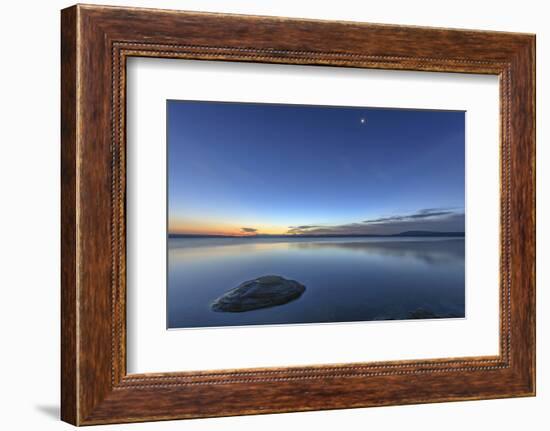 Sunrise over Yellowstone Lake, Yellowstone National Park, Wyoming, USA-Tom Norring-Framed Photographic Print