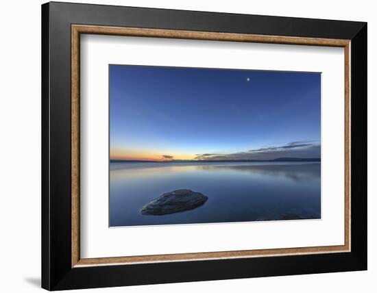 Sunrise over Yellowstone Lake, Yellowstone National Park, Wyoming, USA-Tom Norring-Framed Photographic Print