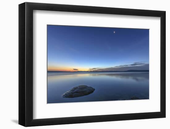 Sunrise over Yellowstone Lake, Yellowstone National Park, Wyoming, USA-Tom Norring-Framed Photographic Print