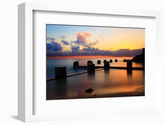 Sunrise Paradise, Coogee Baths, Ausralia-lovleah-Framed Photographic Print