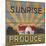 Sunrise Produce-Arnie Fisk-Mounted Art Print