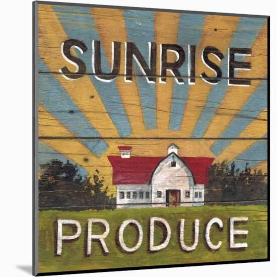 Sunrise Produce-Arnie Fisk-Mounted Art Print