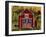 Sunrise Red White Blue Barn Lang-Cheryl Bartley-Framed Giclee Print