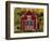 Sunrise Red White Blue Barn Lang-Cheryl Bartley-Framed Giclee Print