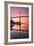 Sunrise Reflection at St. John's Bridge, Portland, Oregon PDX-Vincent James-Framed Photographic Print