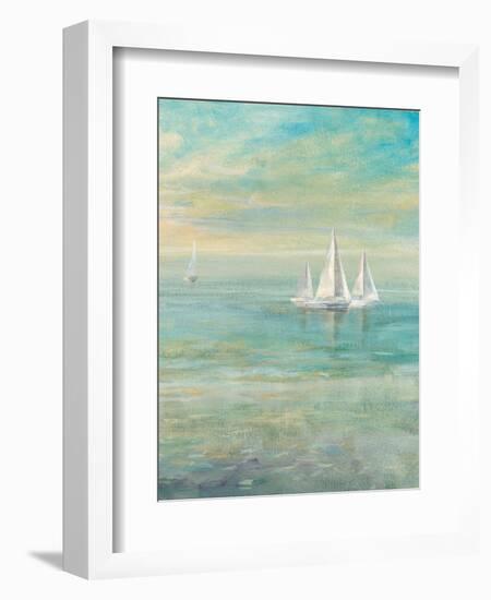 Sunrise Sailboats II-Danhui Nai-Framed Art Print