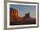 Sunrise, Sentinel Mesa, Big Chief Butte, Monument Valley, Arizona-Michel Hersen-Framed Photographic Print