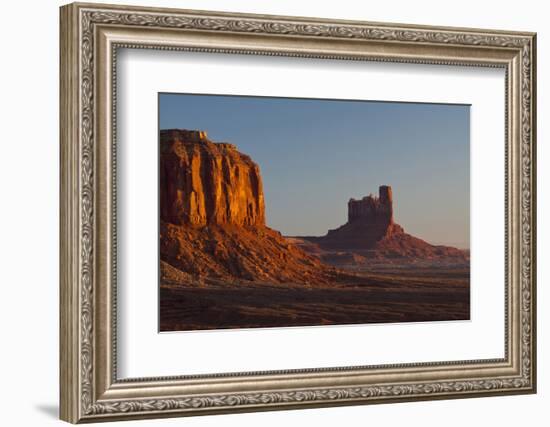 Sunrise, Sentinel Mesa, Big Chief Butte, Monument Valley, Arizona-Michel Hersen-Framed Photographic Print