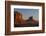 Sunrise, Sentinel Mesa, Big Chief Butte, Monument Valley, Arizona-Michel Hersen-Framed Photographic Print