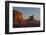 Sunrise, Sentinel Mesa, Big Chief Butte, Monument Valley, Arizona-Michel Hersen-Framed Photographic Print