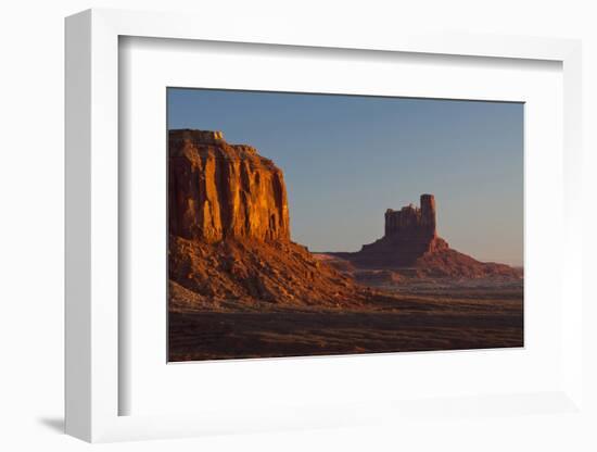 Sunrise, Sentinel Mesa, Big Chief Butte, Monument Valley, Arizona-Michel Hersen-Framed Photographic Print