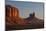 Sunrise, Sentinel Mesa, Big Chief Butte, Monument Valley, Arizona-Michel Hersen-Mounted Photographic Print