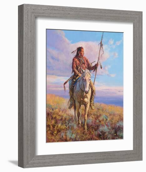 Sunrise Sentinel-Martin Grelle-Framed Art Print