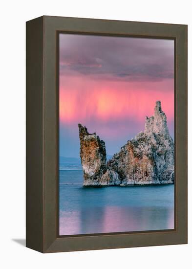 Sunrise Ship Storm Mono Lake, Eastern Sierras, California-Vincent James-Framed Premier Image Canvas