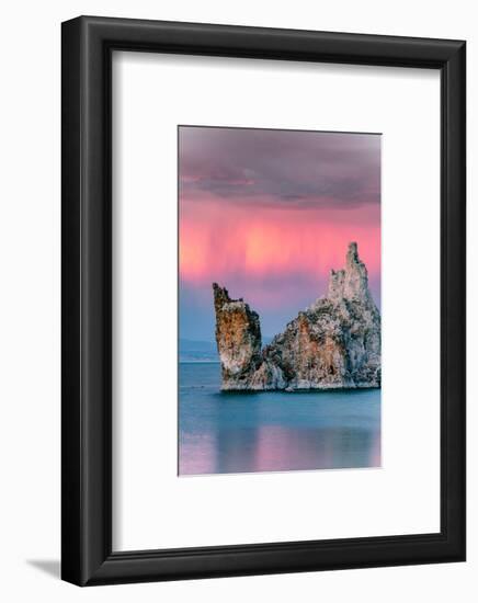 Sunrise Ship Storm Mono Lake, Eastern Sierras, California-Vincent James-Framed Photographic Print