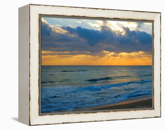 Sunrise, Silver Sands, Canaveral National Seashore, Florida-Lisa S. Engelbrecht-Framed Premier Image Canvas