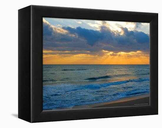 Sunrise, Silver Sands, Canaveral National Seashore, Florida-Lisa S. Engelbrecht-Framed Premier Image Canvas