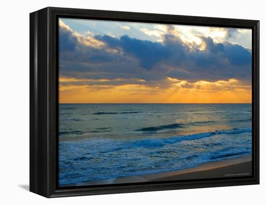 Sunrise, Silver Sands, Canaveral National Seashore, Florida-Lisa S. Engelbrecht-Framed Premier Image Canvas