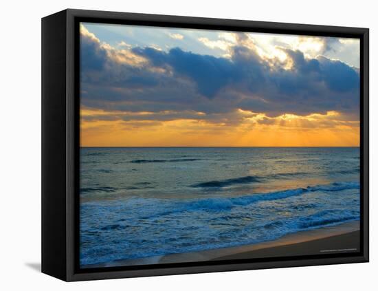 Sunrise, Silver Sands, Canaveral National Seashore, Florida-Lisa S. Engelbrecht-Framed Premier Image Canvas