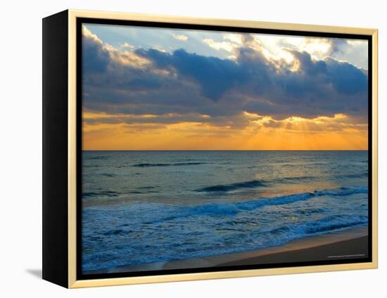 Sunrise, Silver Sands, Canaveral National Seashore, Florida-Lisa S. Engelbrecht-Framed Premier Image Canvas