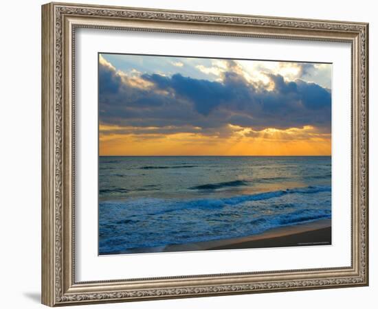 Sunrise, Silver Sands, Canaveral National Seashore, Florida-Lisa S. Engelbrecht-Framed Photographic Print