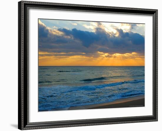 Sunrise, Silver Sands, Canaveral National Seashore, Florida-Lisa S. Engelbrecht-Framed Photographic Print