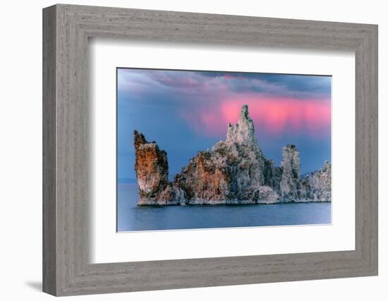 Sunrise Storm Mono Lake, Eastern Sierras, California-Vincent James-Framed Photographic Print