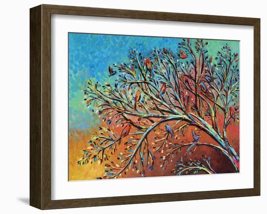 Sunrise Treetop Birds I-Carolee Vitaletti-Framed Art Print