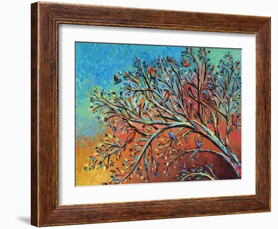 Sunrise Treetop Birds I-Carolee Vitaletti-Framed Art Print