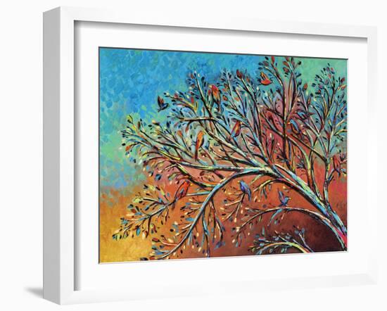 Sunrise Treetop Birds I-Carolee Vitaletti-Framed Art Print