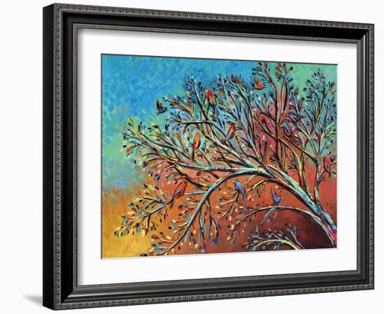 Sunrise Treetop Birds I-Carolee Vitaletti-Framed Art Print