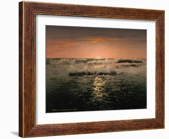 Sunrise, Ventimiglia, Rivier, C.1890-1900-null-Framed Giclee Print