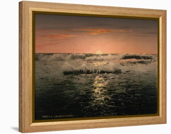 Sunrise, Ventimiglia, Rivier, C.1890-1900-null-Framed Premier Image Canvas