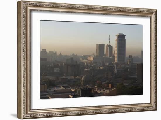 Sunrise View from Conrad Hotel, Cairo, Egypt-Natalie Tepper-Framed Photo