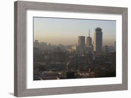 Sunrise View from Conrad Hotel, Cairo, Egypt-Natalie Tepper-Framed Photo